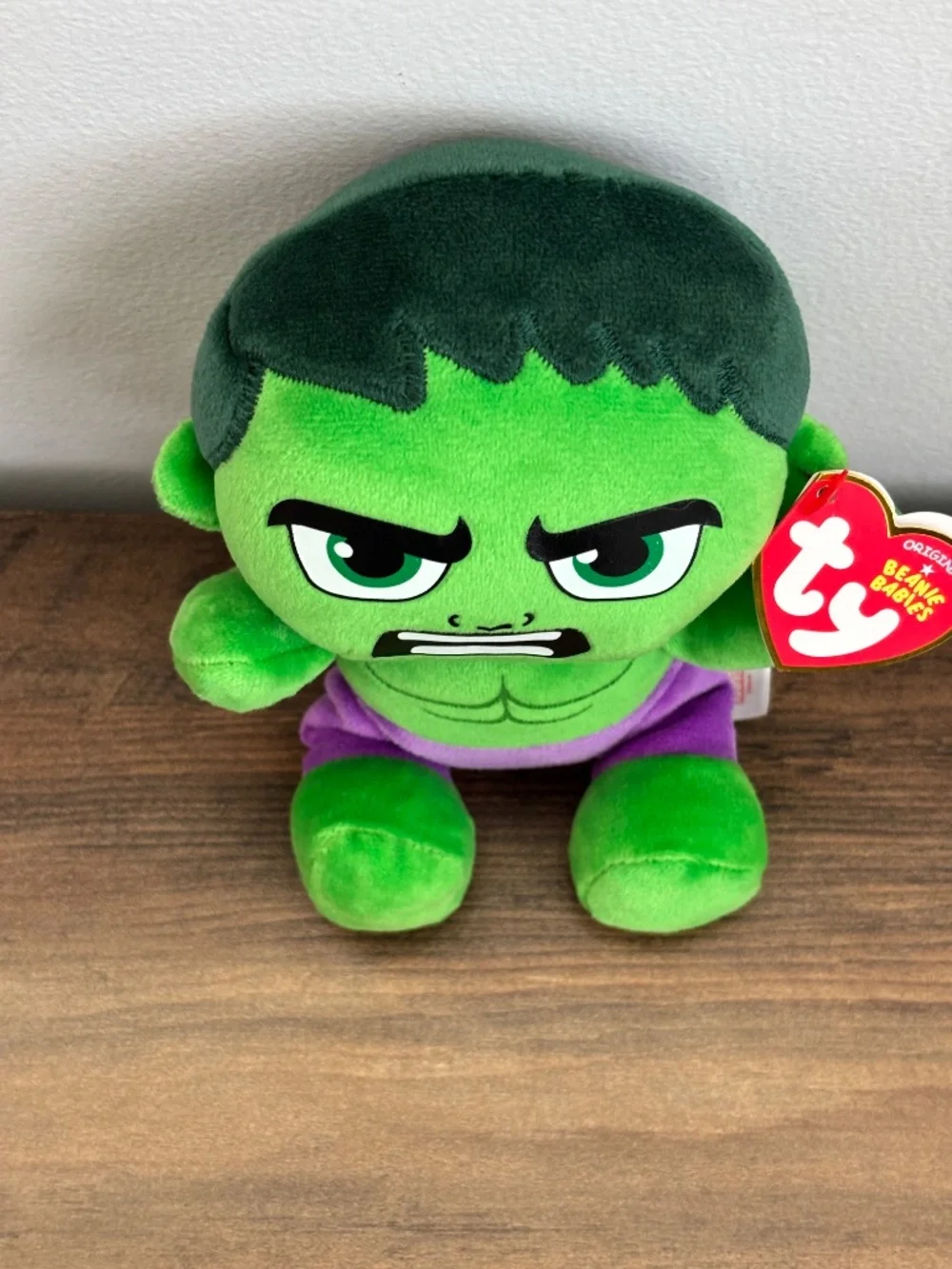 NEW TY Incredible Hulk Marvel Beanie Babies 7